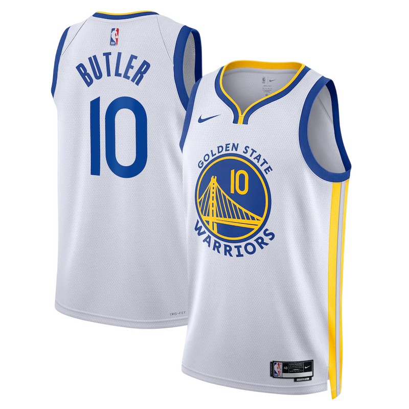 Camisa Swingman Golden State Warriors Nike Association Edition - Branca - Jimmy Butler