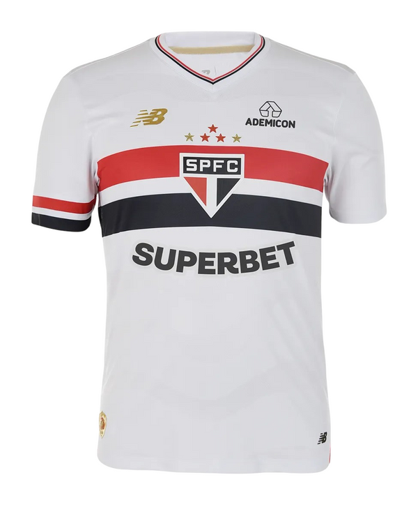 Camisa São Paulo 25/26 Home New Balance Torcedor - Branca