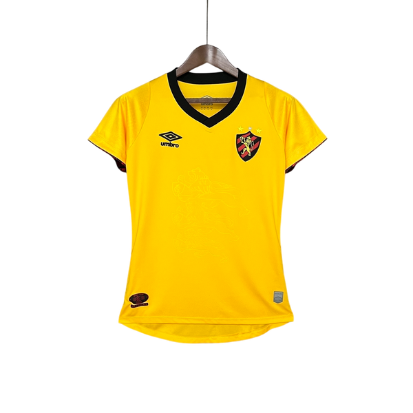 Camisa Santos Away 24/25 Umbro Torcedor Feminina - Amarelo