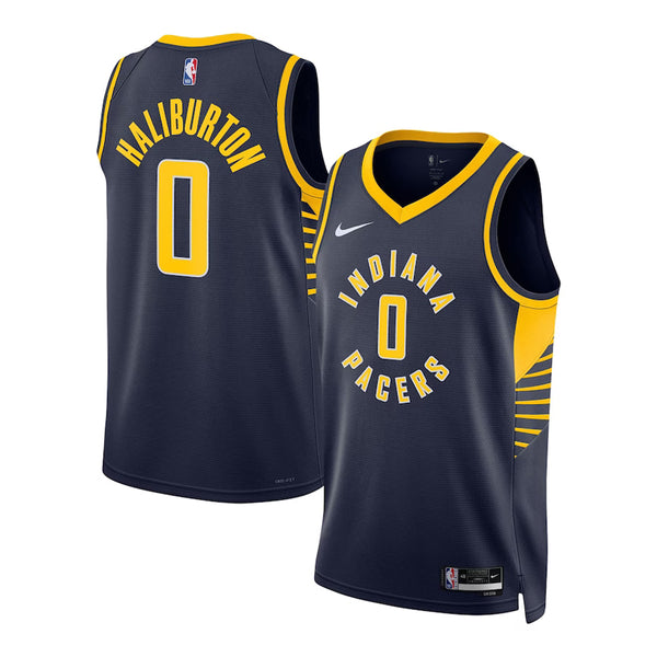 Regata NBA Indiana Pacers Swingman Nike Authentic Tyrese Haliburton 0 - Azul