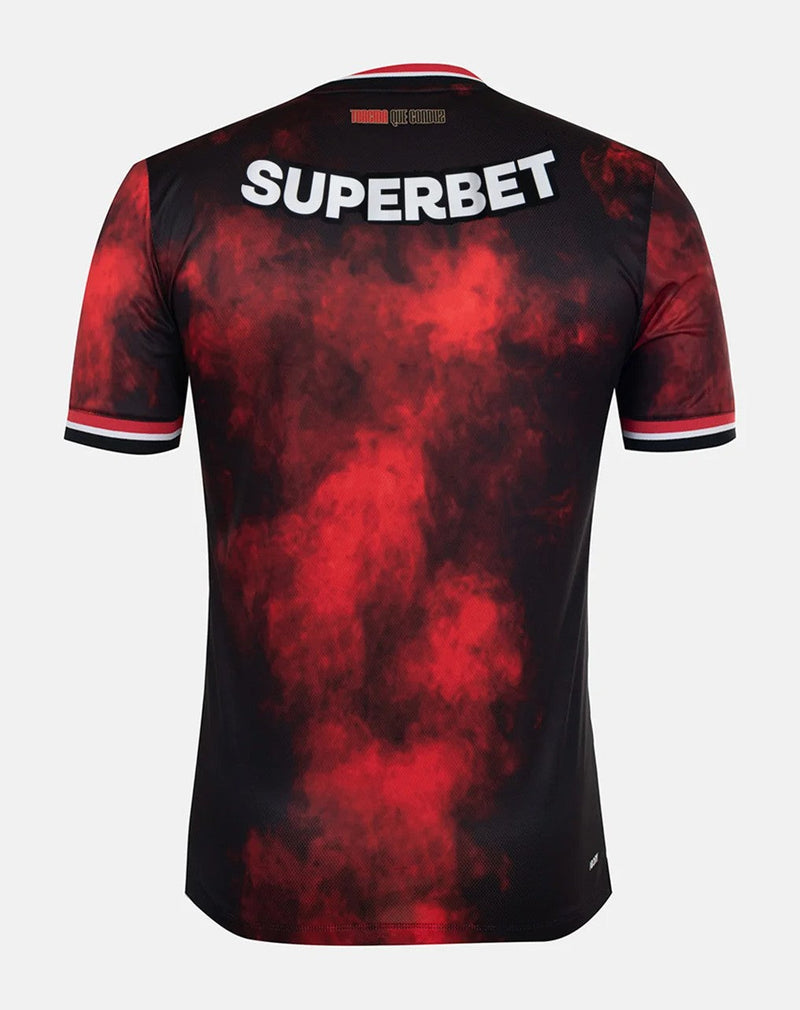 Camisa São Paulo Third 24/25 s/n° New Balance Reebok Masculina - Vermelha e Preta