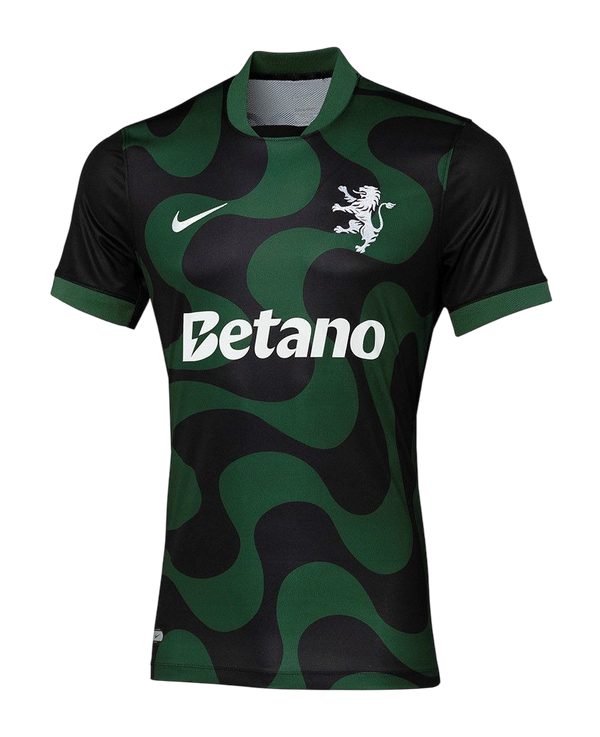 Camisa Sporting Third 25/26 s/n Torcedor Masculino - Preto e Verde