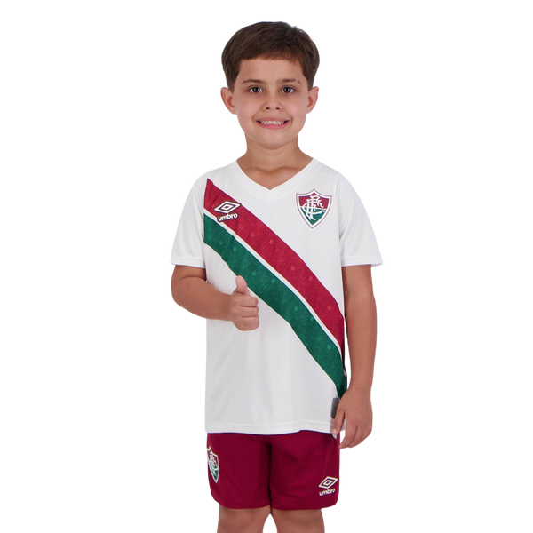 Kit Infantil Fluminense II 2024 - Umbro - Branco
