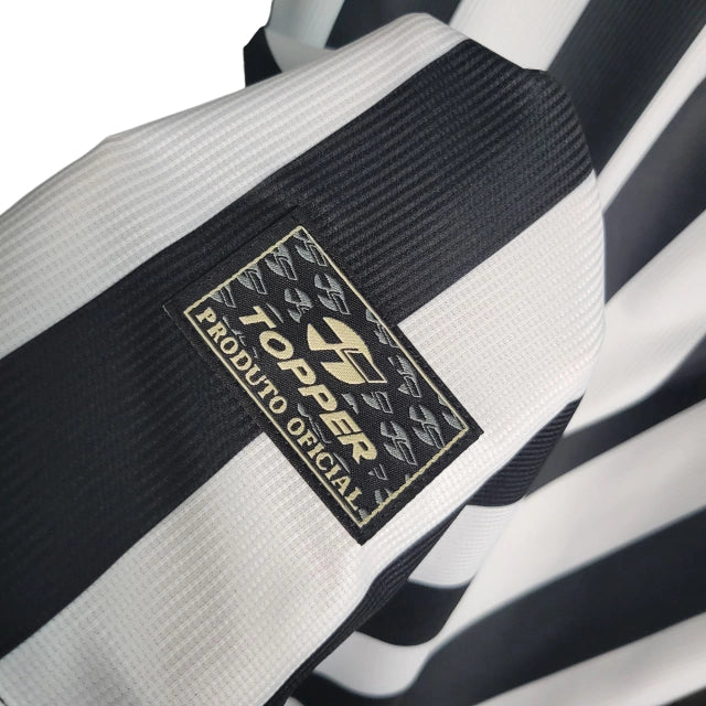 Camisa Botafogo l Retrô 99/00 Torcedor Masculina - Preta e Branca