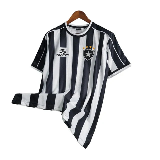 Camisa Botafogo l Retrô 99/00 Torcedor Masculina - Preta e Branca