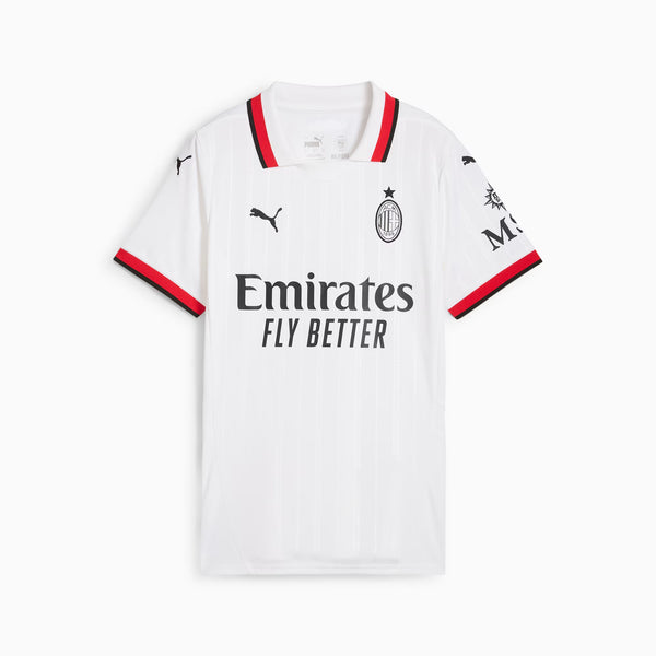 Camisa AC Milan Away 24/25 Puma Torcedor Feminina -  Branca