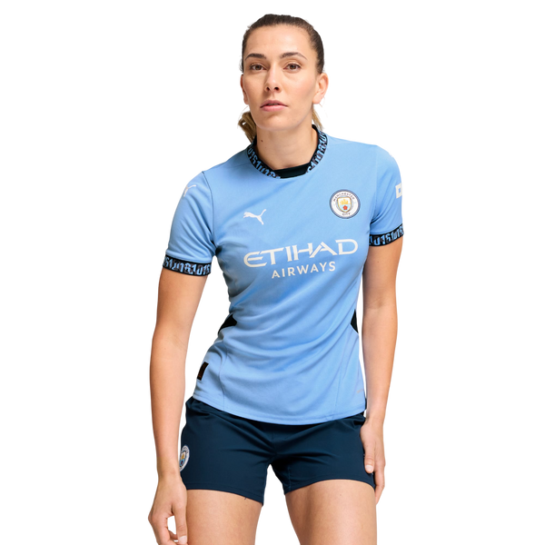 Camisa Manchester City Home 24/25 Puma Torcedor Feminina - Azul