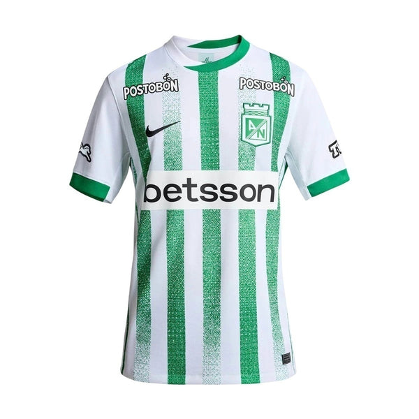 Camisa Atlético Nacional 25/26 Home Nike Torcedor - Verde e branca