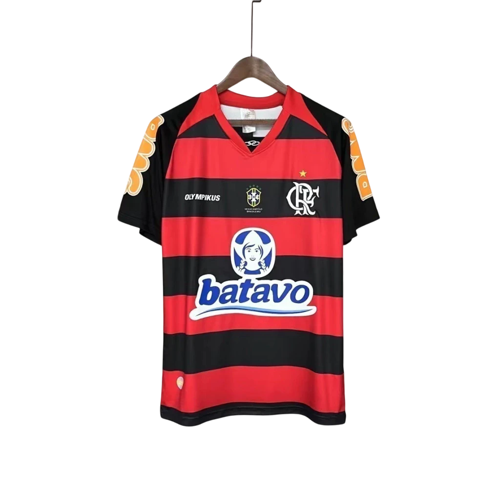 Camisa Retrô Flamengo Home 2010/11 Masculino - Preto e Vermelho
