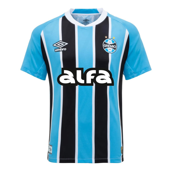 Camisa Gremio 25/26 Home Umbro Masculino Torcedor - Azul e Preta